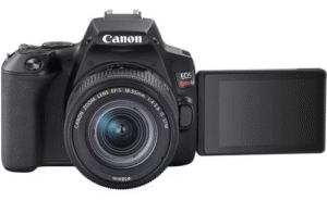 Câmera Canon EOS Rebel Kit SL3 com Lente 18-55mm IS STM DSLR cor preto - Imagem 2