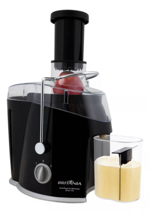 Centrífuga de alimentos elétrica Britânia Juicer 700 preta 220V com acessórios - Imagem 4