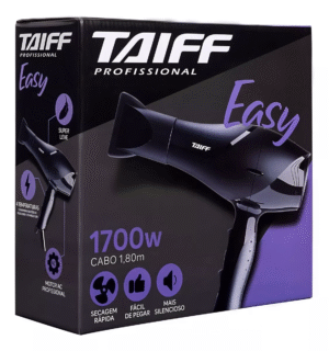 Secador De Cabelos Motor Ac Profissional Easy 1700w Taiff Cor Preto 220V - Imagem 3