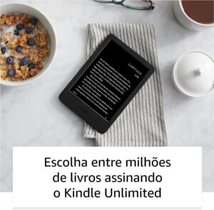 Kindle 11ª Geração, Mais leve, com resolução de 300 ppi e o dobro de armazenamento - Cor Preta - Imagem 3