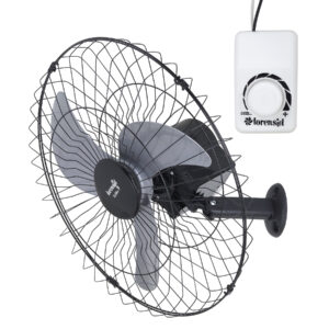 Ventilador de Parede Loren Sid 60cm Tufão Bivolt Preto - Imagem 8