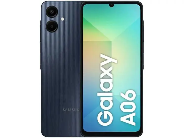 4fb5c2ce48a5ad9944a407ea06cb180c.png Smartphone Samsung Galaxy A06 128GB 4GB RAM Azul Escuro 6,7" Câm. Dupla + Selfie 8MP - Imagem 1