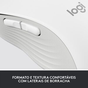 Mouse Sem Fio Logitech Signature M650 Branco, 2000 DPI, Compacto, 5 Botões, Silencioso, Bluetooth, USB - Imagem 5