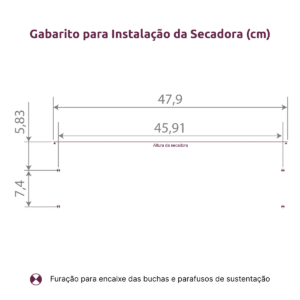 Secadora de Roupa Mueller Sun 8 kg com timer ar quente e 6 cabides - Imagem 6