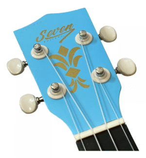 Ukulele Azul Seven Soprano Suk-07 Lb C/ Capa E Afinador - Imagem 3