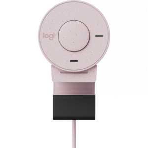 Câmera webcam Full HD, Brio 300, com microfone, Rose, Logitech - Imagem 4