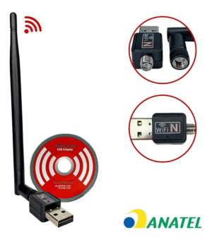 Antena Wi-fi Adaptador Wireless  Usb 2.0 Receptor - Imagem 3