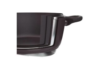 Frigideira Ouro Preto 28cm Alumínio 4 Camadas, Revestimento Antiaderente Goldflon e Cabo Soft Touch UpHome - Imagem 6