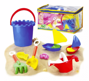 Baldinho De Praia Conjunto Kit Para Praia Contém 8 Peças