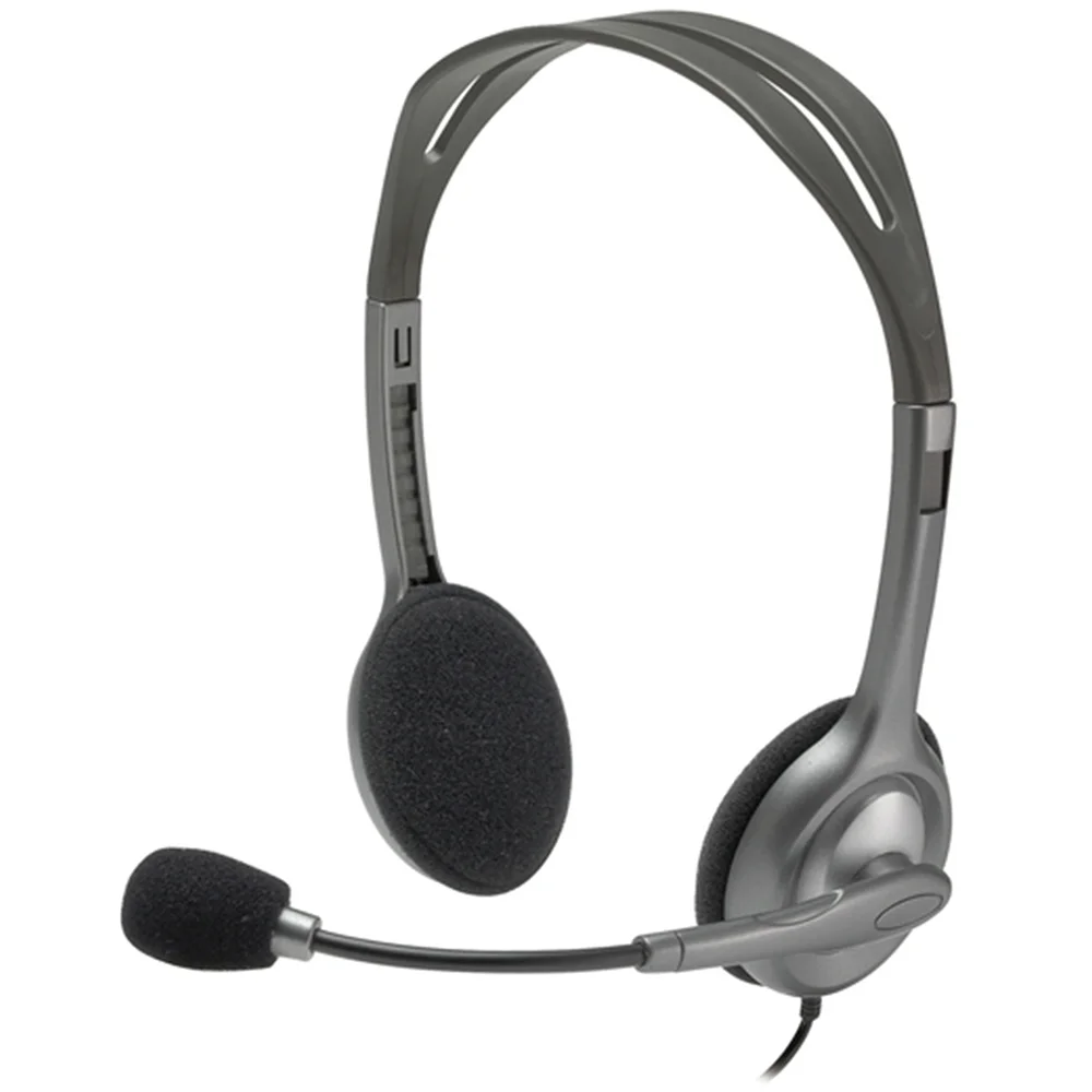5a278ae181ef4c4845ebddc3243ecf08.png Headset P2 haste ajustável H111 Logitech - Imagem 1