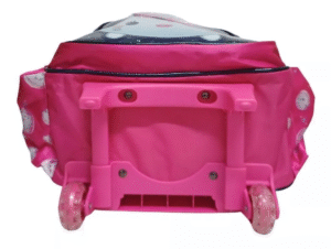 Mochila Escolar Infantil Com Rodinhas Tsum Tsum Marie Pink - Imagem 6