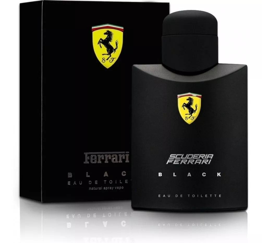 5bda40a4a745d7fee7ef6af90d7d6ee9.png Perfume Ferrari Black Scuderia Edt 125ml - Imagem 1