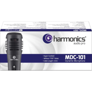 Microfone Dinâmico Supercardióide Harmonics MDC101 Cabo 3m Preto - Imagem 4