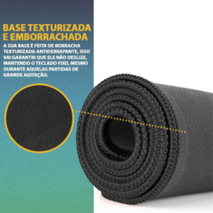 Mouse Pad Gamer Extra Grande Speed 80x30 cm Antiderrapante com Bordas Reforçadas Nylon B-Max BM771 - Imagem 5