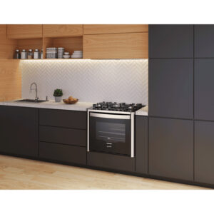 Fogão de Embutir Fischer 5 bocas Tripla Chama Gran Cheff com Grill Mesa Vidro - Imagem 6
