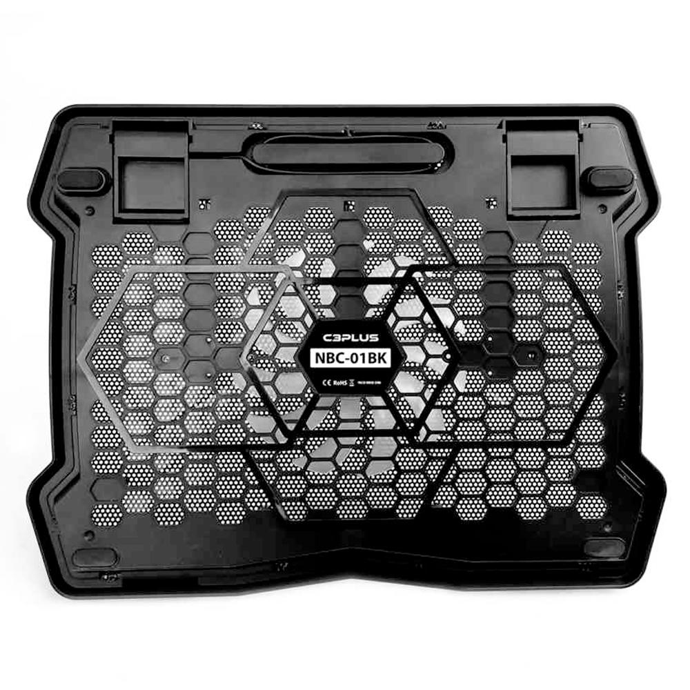 64505211a2d66c4d40d3834222d616fb.jpg Base para Notebook C3Tech, com Cooler, Preto - NBC-01BK - Imagem 1