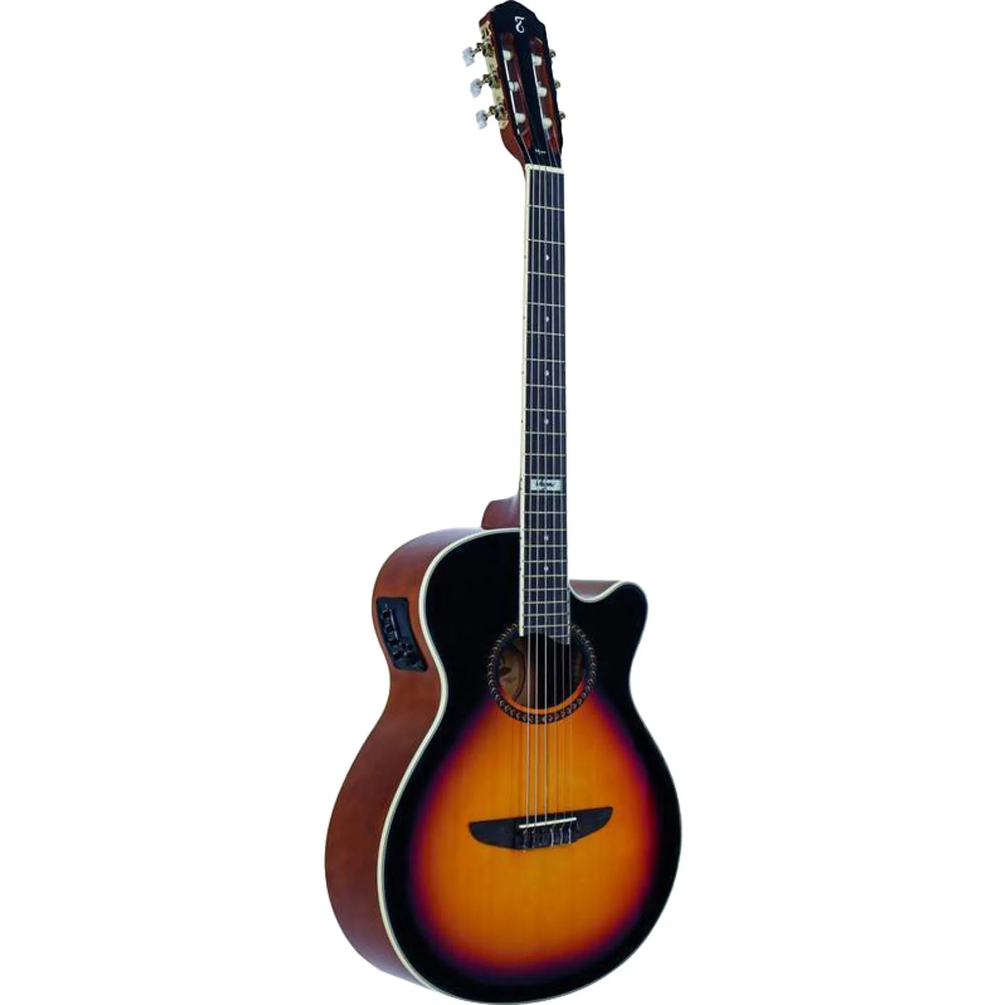 64ba9d595e54391d6aaba9273d11f08e.png Violão eletroacústico Nylon Sunburst VEGAS Tagima DSBS - Imagem 1