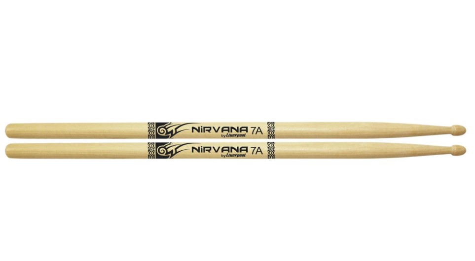 6525872b8583407e5c9bcae3592dde05.jpg Baqueta Para Bateria 7A Nirvana Eco Bio Liverpool - Imagem 1