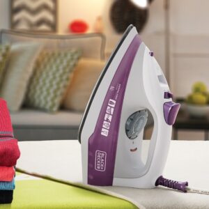 Ferro de Passar a Vapor FX1000 B2 Branco com Lilas Black/Decker - Imagem 4