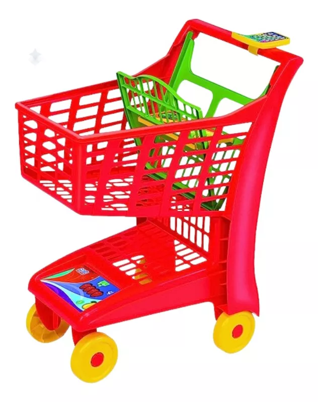 68188d12b5372b834191f268e12e47d9.png Carrinho Super Mercado Super Market Infantil - Magic Toys - Imagem 1