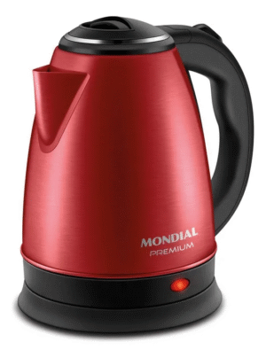 Chaleira Elétrica Pratic Mondial Vermelho/inox 1500w Ce-06-r Cor Vermelho 220V