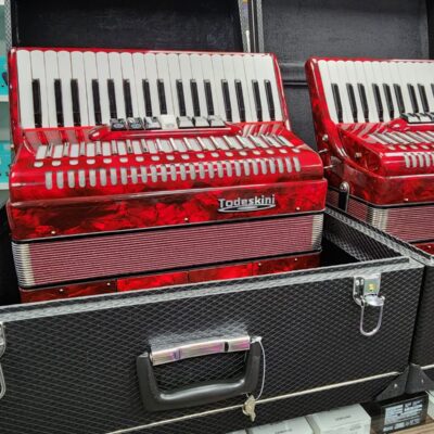 Acordeon/gaita/sanfona 80 Baixos Vermelha