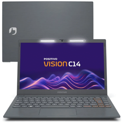 Notebook Positivo Vision C14 Intel Celeron 4GB - 128GB eMMC 14” HD Windows 11 Microsoft 365