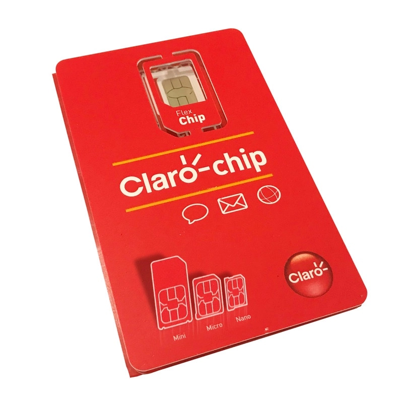 6bbc97cf78f9e77783bbde9e50f81b5f.png Claro Chip Triplo Corte Flex Micro Nano 4G - Pré Pago - Imagem 1
