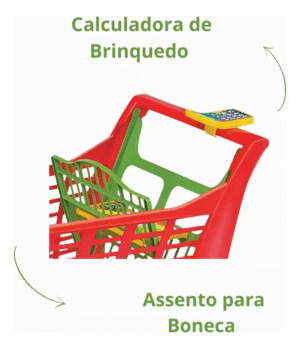 Carrinho Super Mercado Super Market Infantil - Magic Toys - Imagem 2