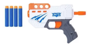 Lançador De Dardos X-target Pistol Com 4 Dardos Multikids BR1457 - Imagem 2
