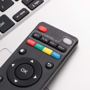 Controle remoto de TV Box, controle remoto de caixa superior fácil de usar confortável resistente alimentado por bateria - Imagem 5