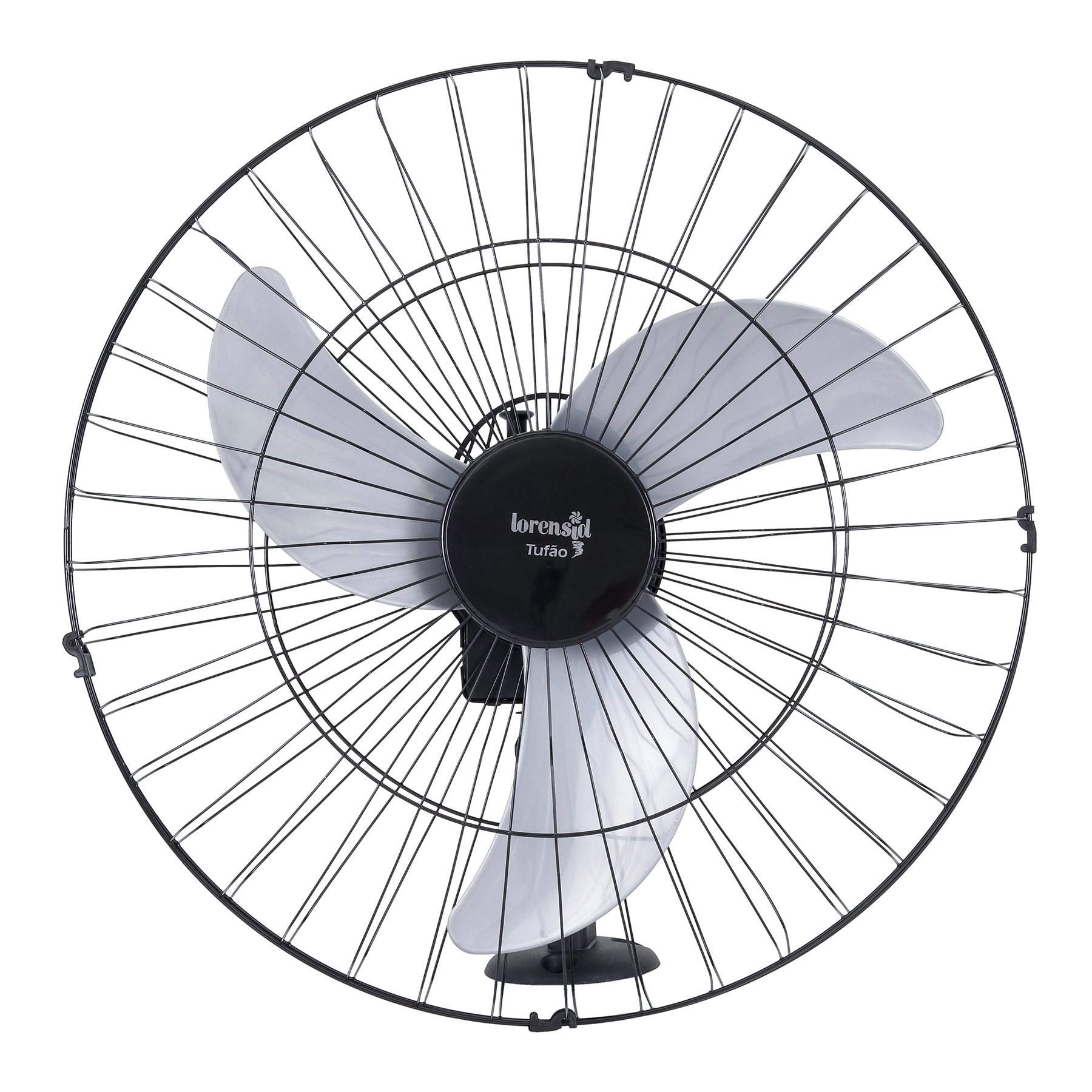 6ed955d787607e9dcf8024da4a9e983d.jpg Ventilador de Parede Loren Sid 60cm Tufão Bivolt Preto - Imagem 1
