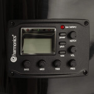 Violão Eletroacústico Harmonics GE-20 Nylon Preto - Imagem 4
