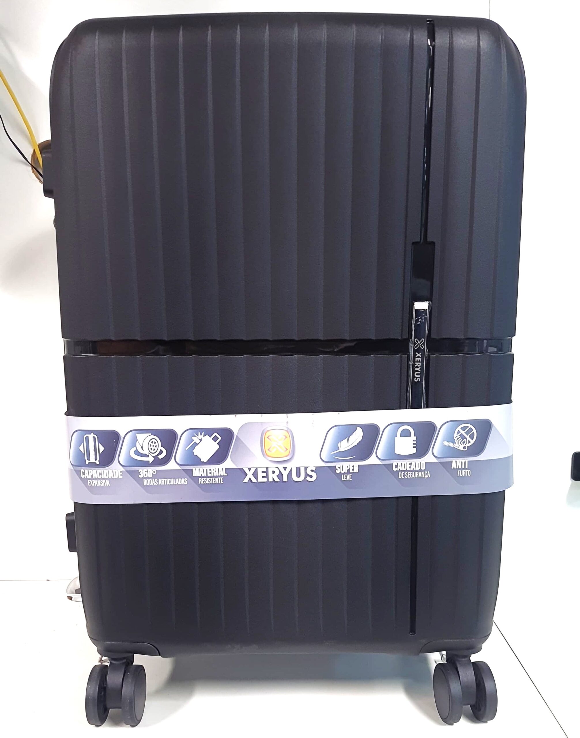 71ba928e33735b4405d340ec1e46b984.jpeg Mala de Viagem VALENCIA - Preto - M - (Tam 24 ) - Polipropileno - 12881 - Imagem 1