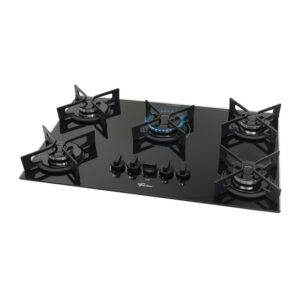 Cooktop a Gás Fischer 5 Bocas Fit Line Trempe Iron - Imagem 3