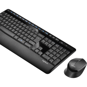 Kit wireless Combo Teclado e Mouse sem fio Logitech MK345 com Teclado com Apoio para as Mãos e Mouse Destro - Conexão US - Imagem 2
