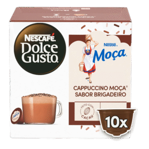 Capsulas Nescafé Dolce Gusto CAPPUCCINO Moça Sabor Brigadeiro 10 Cápsulas