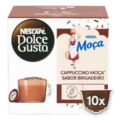 Capsulas Nescafé Dolce Gusto CAPPUCCINO Moça Sabor Brigadeiro 10 Cápsulas