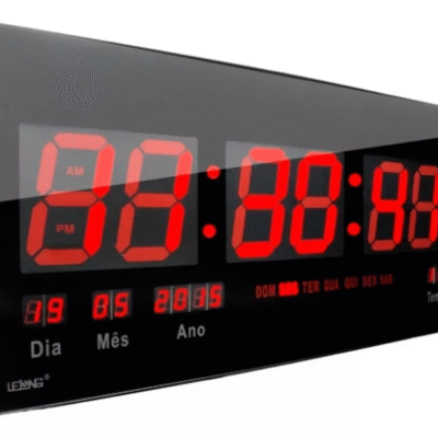 Relógio De Parede Grande Led Digital