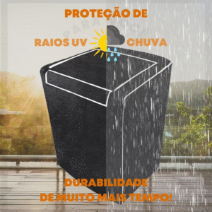 Capa Maquina De Lavar Brastemp Eletrolux Consul 12kg 13kg 14kg 15kg 17kg - Imagem 4