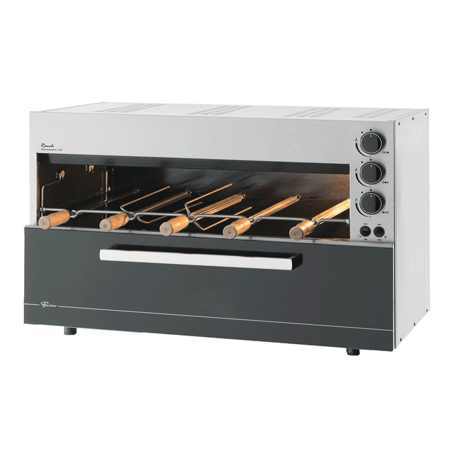 7c712e56d2fed3ff77004aca0337b067.jpg Churrasqueira a Gás Bancada e Embutir Fischer Ranch 5 Espetos Bivolt - Imagem 1