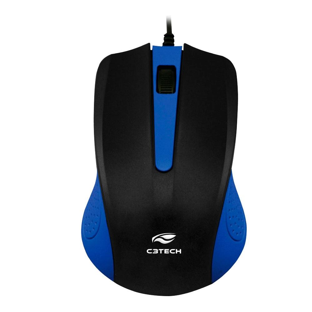 7cf349780067099d43eb8168ac1836b5.jpg Mouse C3Tech USB Azul - MS-20BL - Imagem 1