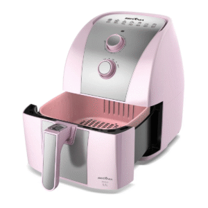 Air Fryer Rosa Britânia 5,5L Sem Óleo 1500W BAFE53 - Imagem 2