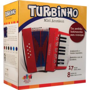 Acordeon Infantil Turbinho 104 Preto - Imagem 2