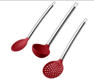 Kit para Servir de Silicone com Cabo de Inox Up Home VM - UD073 - Imagem 2