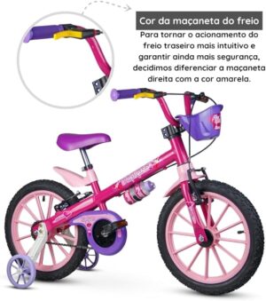 BICICLETA ARO 16 TOP GIRLS 05 NATHOR - Imagem 3