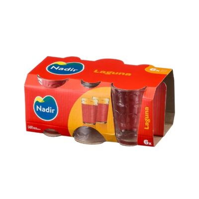 Conjunto com 6 Copos Laguna 265ml Vidro - Nadir Figueiredo