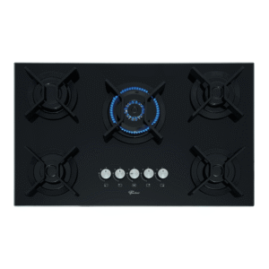 Cooktop a Gás Fischer 5 Bocas, Preto, Tripla Chama Infinity com Trempe de ferro fundido Mesa Vidro Bivolt - Imagem 2