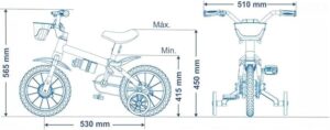 BICICLETA ARO 12 FLOWER 11 NATHOR - Imagem 5