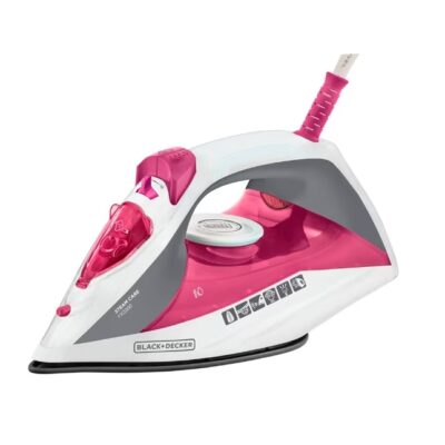 Ferro de Passar a Vapor Black&Decker Steam Care FX2200-B2 - Rosa